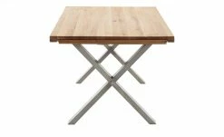 Woodford Massivholztisch ausziehbar Sovis | Wildeiche / Edelstahl ca. 180x100 cm -Tische Verkäufe 15309016 5 202207142232