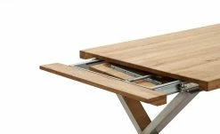 Woodford Massivholztisch ausziehbar Sovis | Wildeiche / Edelstahl ca. 180x100 cm -Tische Verkäufe 15309016 7 202207142232
