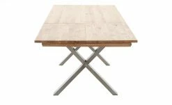 Woodford Massivholztisch ausziehbar Sovis | Eiche Bianco / Edelstahl ca. 180x100 cm -Tische Verkäufe 15309017 1 202207142232
