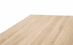 Woodford Massivholztisch ausziehbar Sovis | Eiche Bianco / Edelstahl ca. 180x100 cm -Tische Verkäufe 15309017 3 202207142232