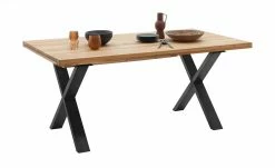 Woodford Massivholztisch ausziehbar Sovis | Wildeiche / Anthrazit ca. 200x100 cm -Tische Verkäufe 15309018 3 202207142232