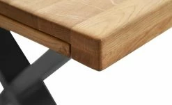 Woodford Massivholztisch ausziehbar Sovis | Wildeiche / Anthrazit ca. 200x100 cm -Tische Verkäufe 15309018 6 202207142232