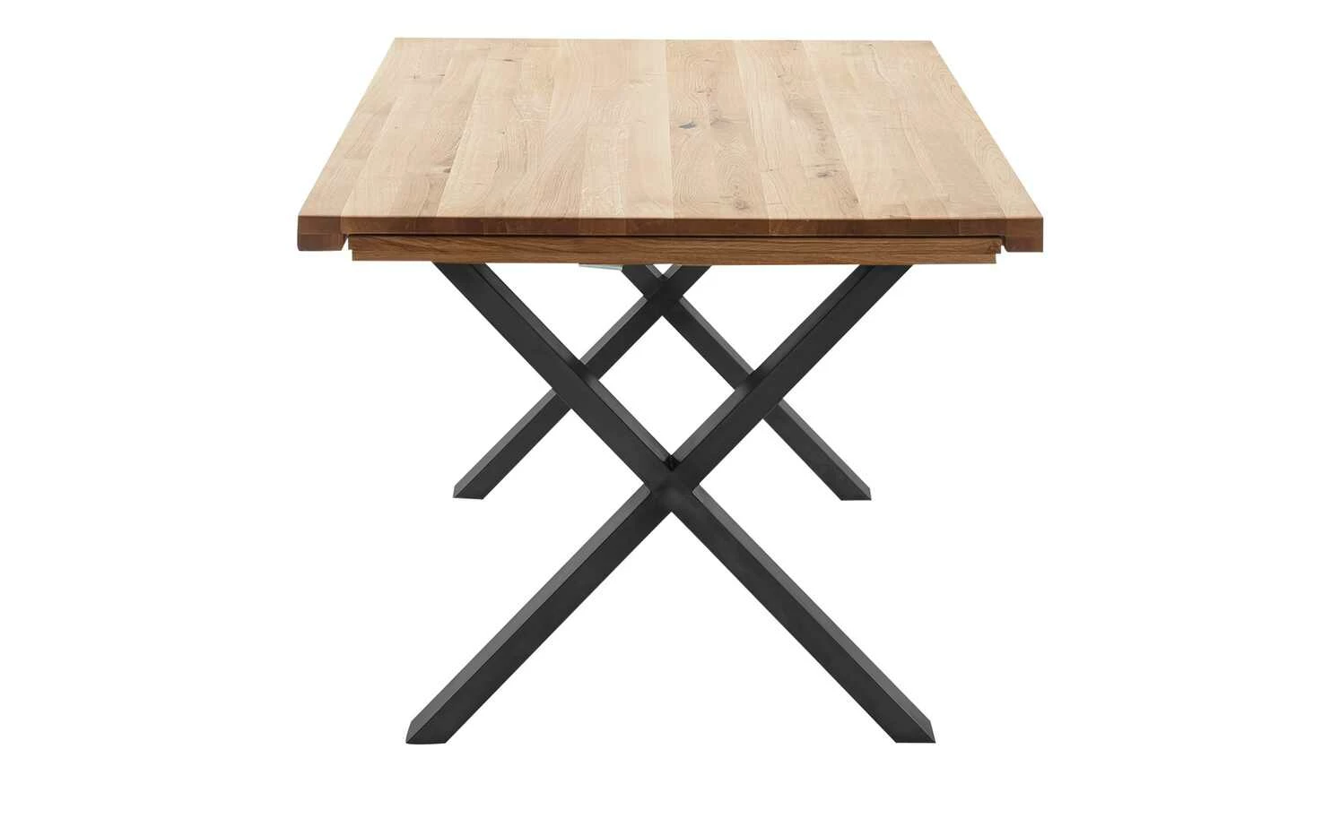 Woodford Massivholztisch ausziehbar Sovis Woodford Massivholztisch ausziehbar Sovis | Wildeiche / Anthrazit ca. 220x100 cm -Tische Verkäufe 15309022 11 202207142232