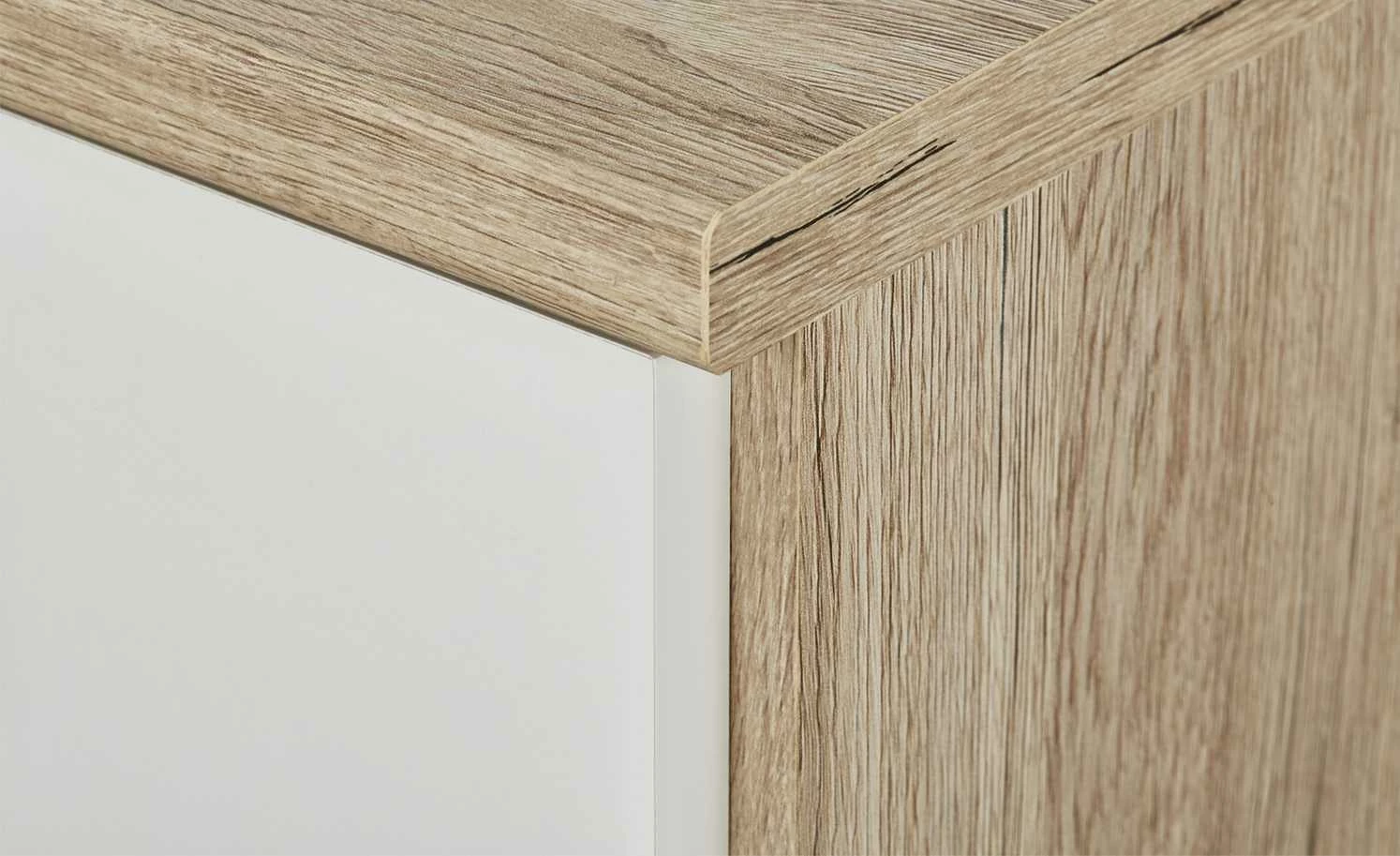 Nachtkommode Caja Nachtkommode Caja | Eiche San Remo (Nachbildung) / Alpinweiß -Tische Verkäufe 342245403 2 201811271544