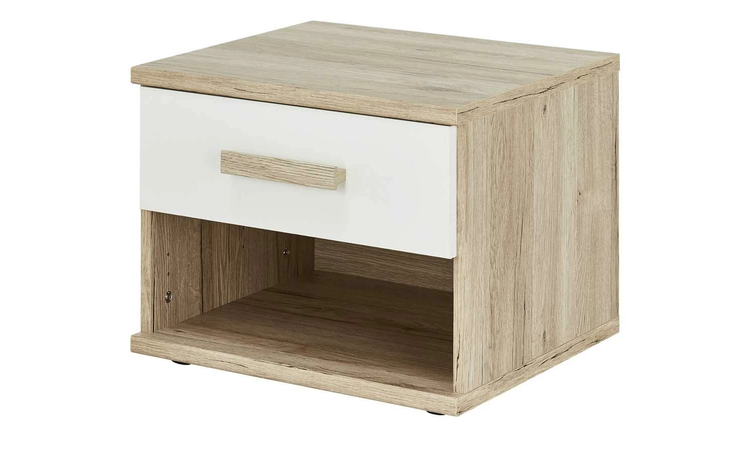 Nachtkommode Caja Nachtkommode Caja | Eiche San Remo (Nachbildung) / Alpinweiß -Tische Verkäufe 342245403 6 201811271544