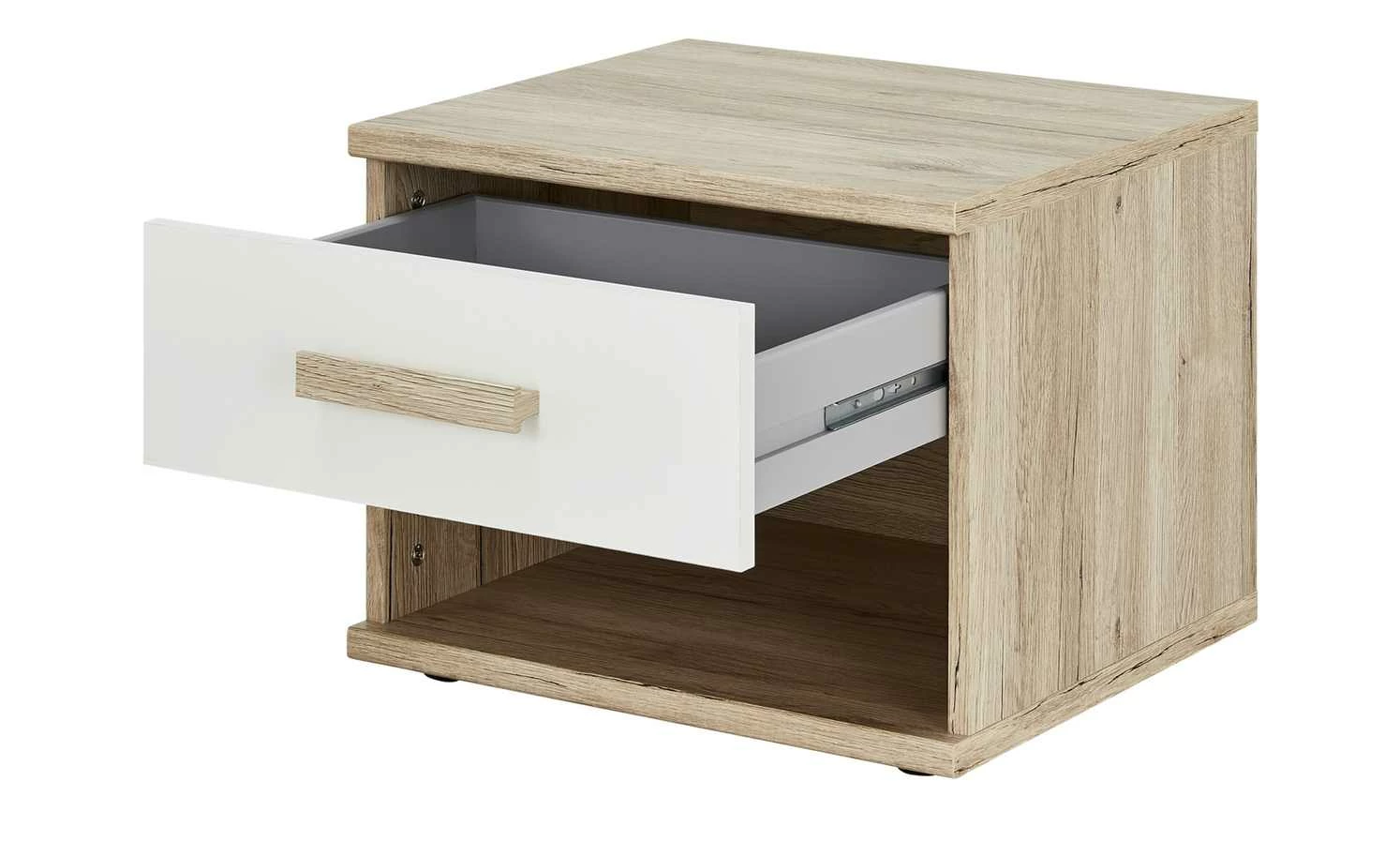 Nachtkommode Caja Nachtkommode Caja | Eiche San Remo (Nachbildung) / Alpinweiß -Tische Verkäufe 342245403 8 201811271544