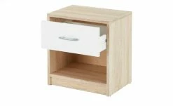 Nachtkommode Ashford | Eiche Sonoma (Nachbildung) / Weiß 1|Stück -Tische Verkäufe 500002800 6 202205031246